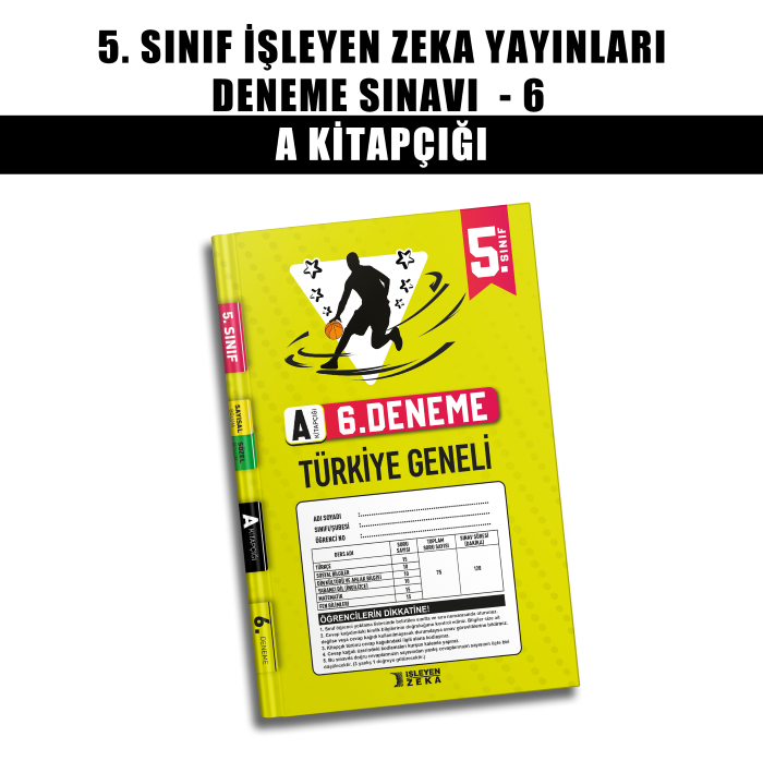İŞLEYEN ZEKA 05.SINIF T.GENELİ SINAVI - A - 2023